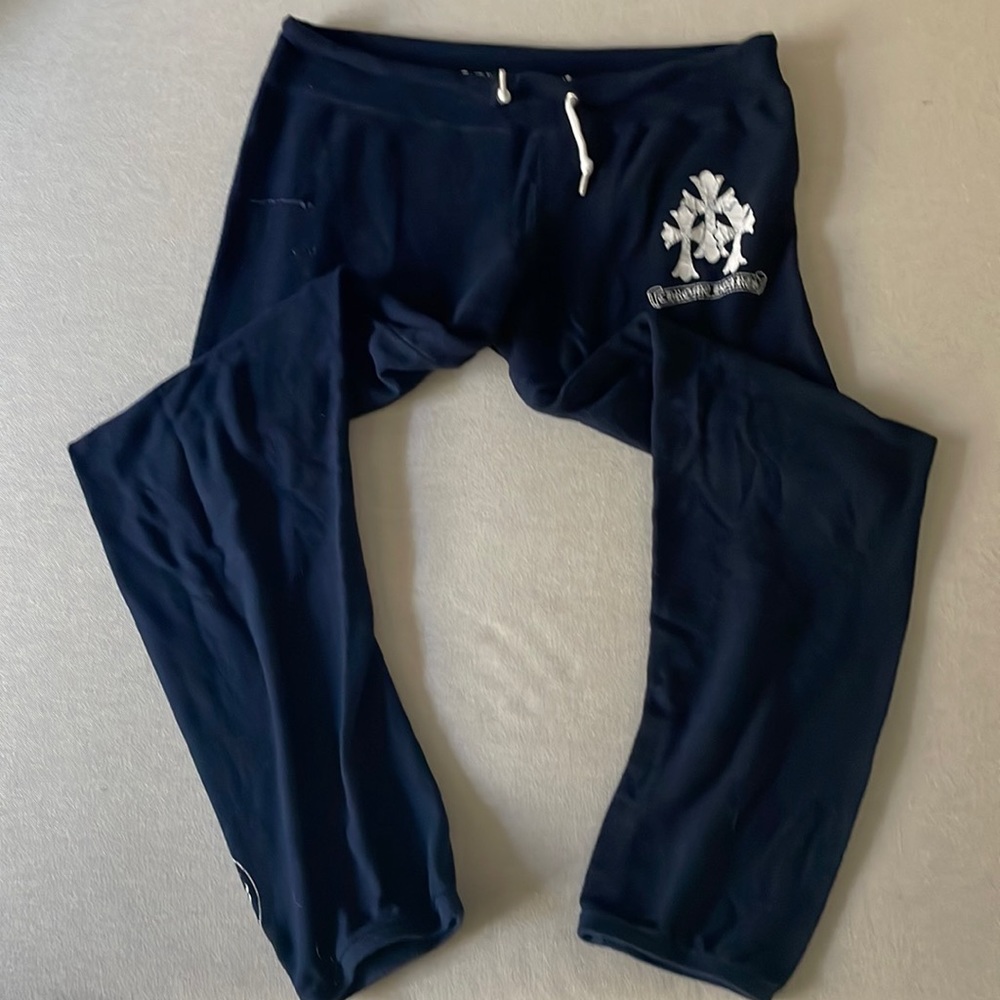 Chrome Hearts - woman’s Size Small Sweatpants - Navy